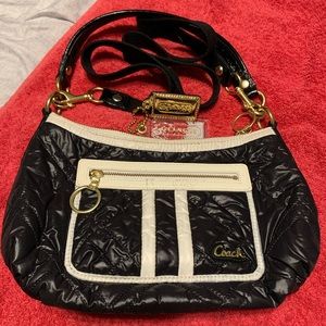 Coach Poppy Ski Bunny Blu/ Wht./used 1x/ no 15871